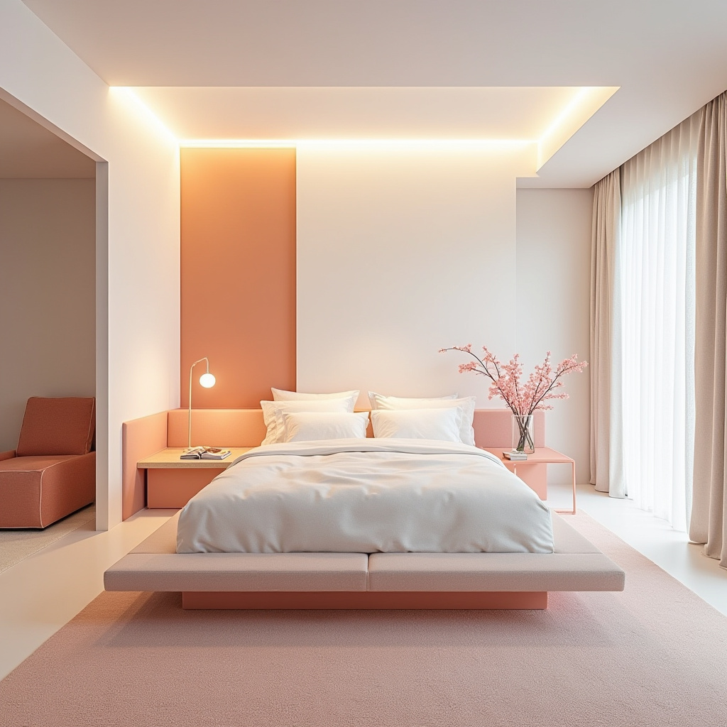 modern luxury master white bedroom 39