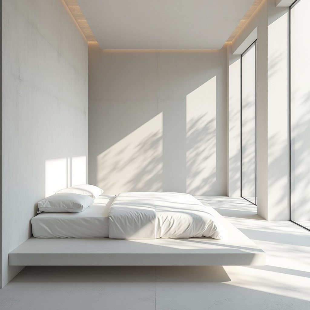 modern luxury master white bedroom 8