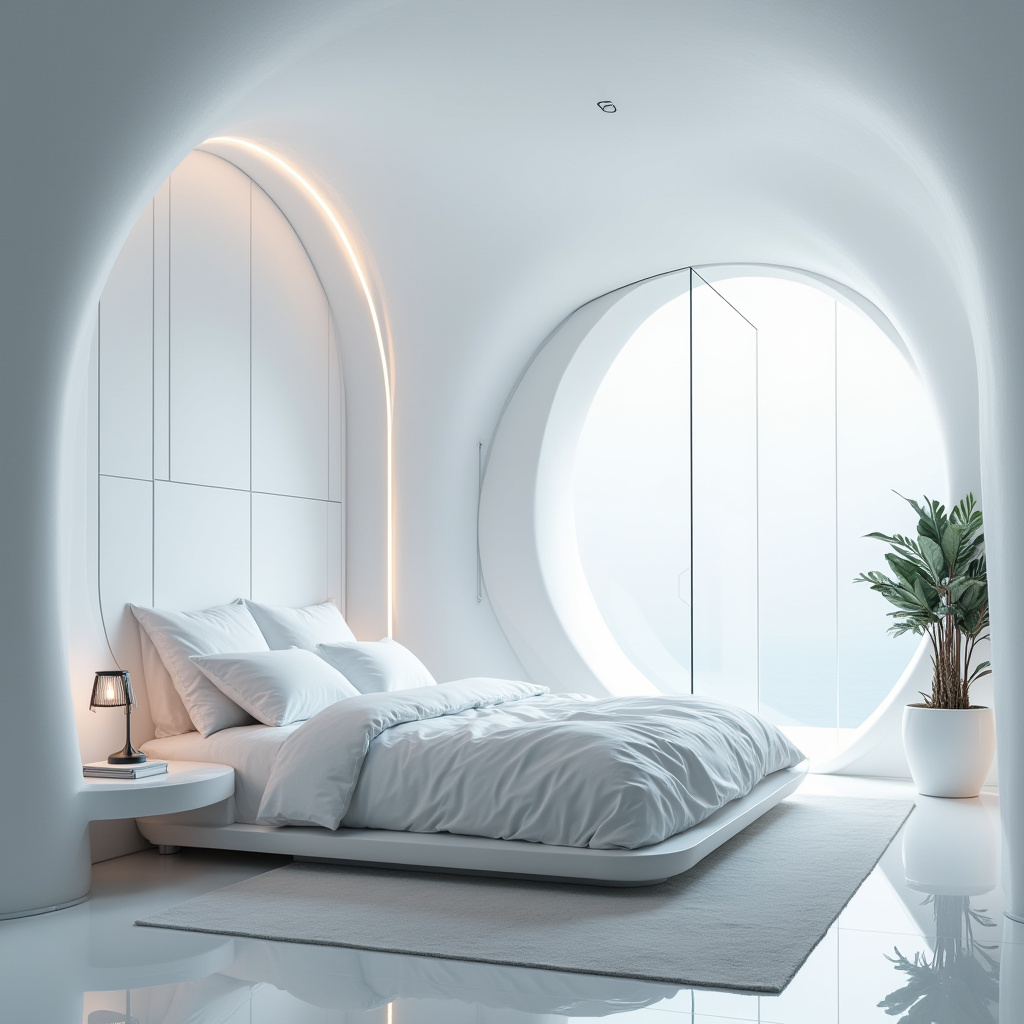 modern luxury white bedroom 11