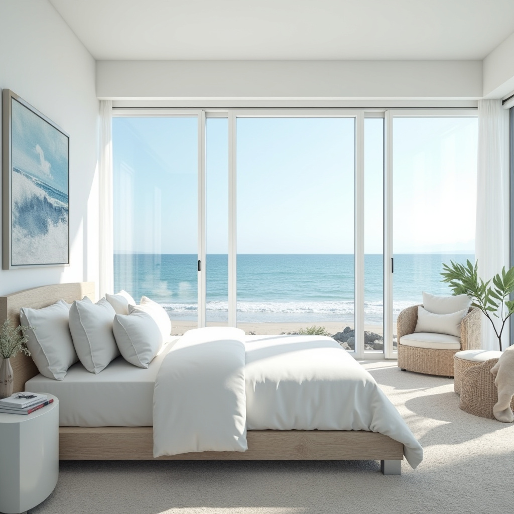 modern luxury white bedroom 13