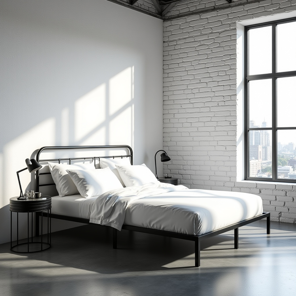 modern luxury white bedroom 18