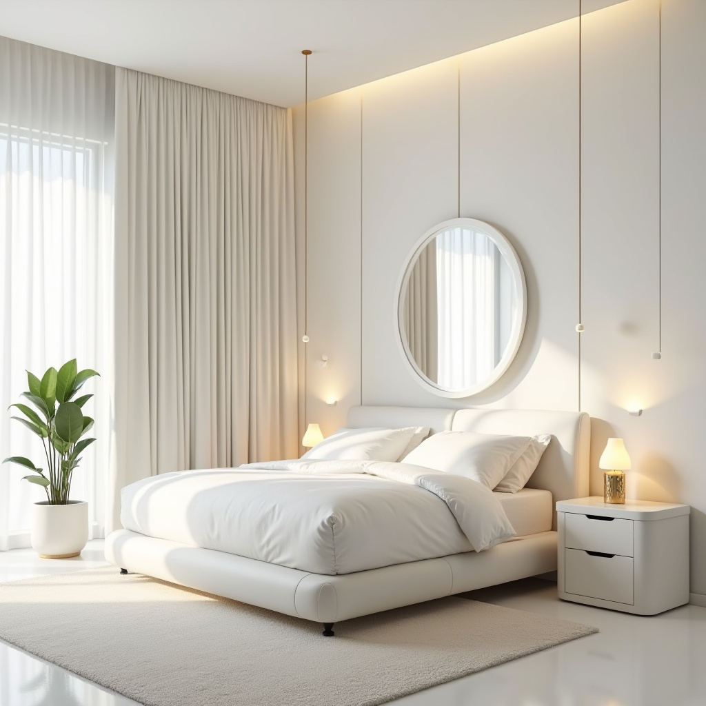 modern luxury white bedroom 21