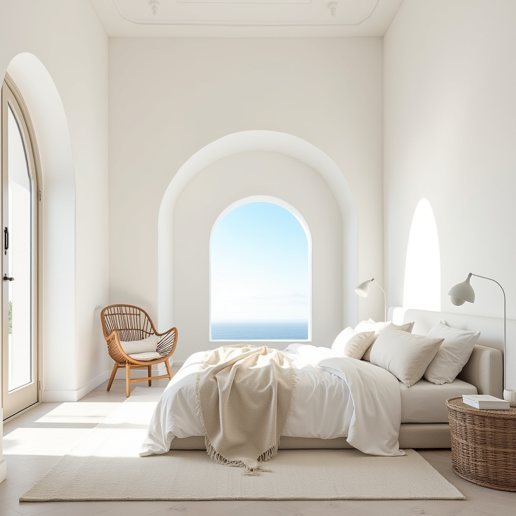 modern luxury white bedroom 24