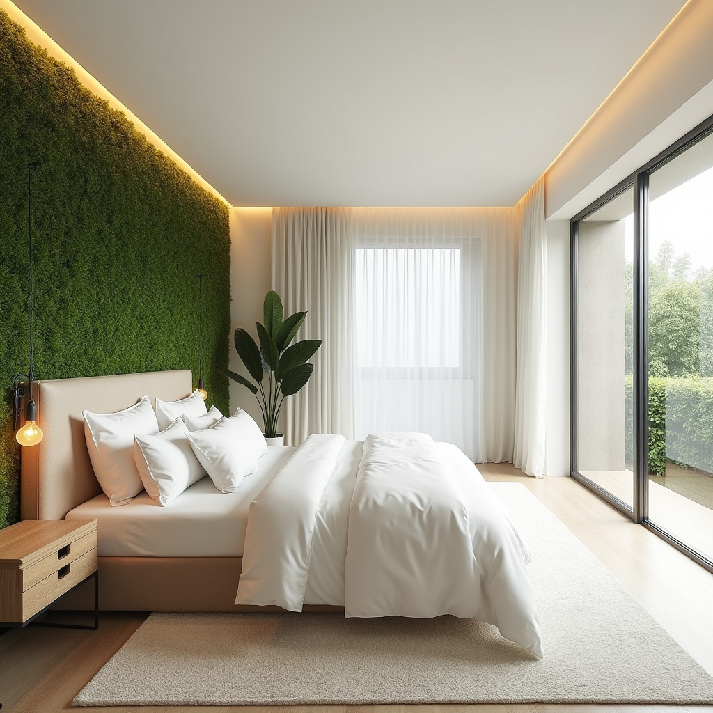 modern luxury white bedroom 26
