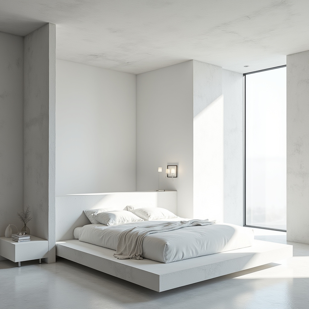 modern luxury white bedroom 27