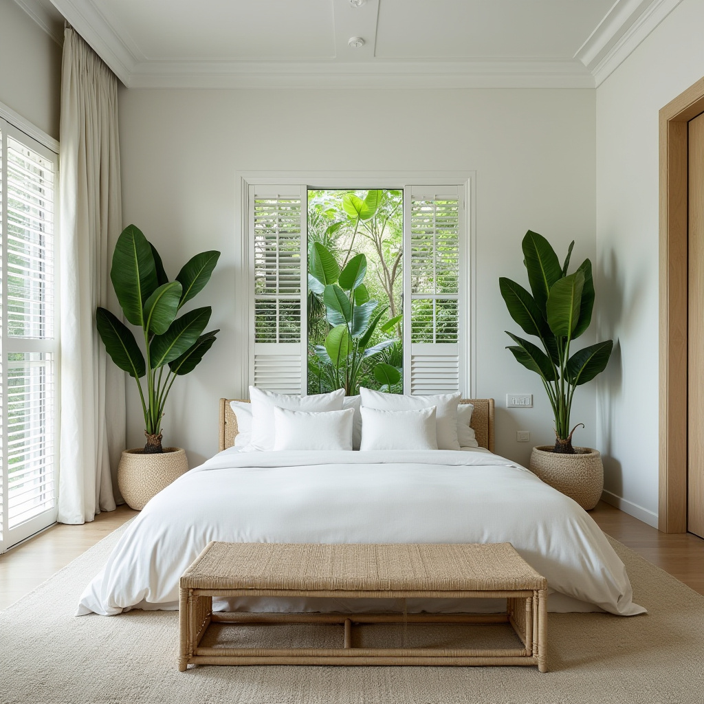 modern luxury white bedroom 33
