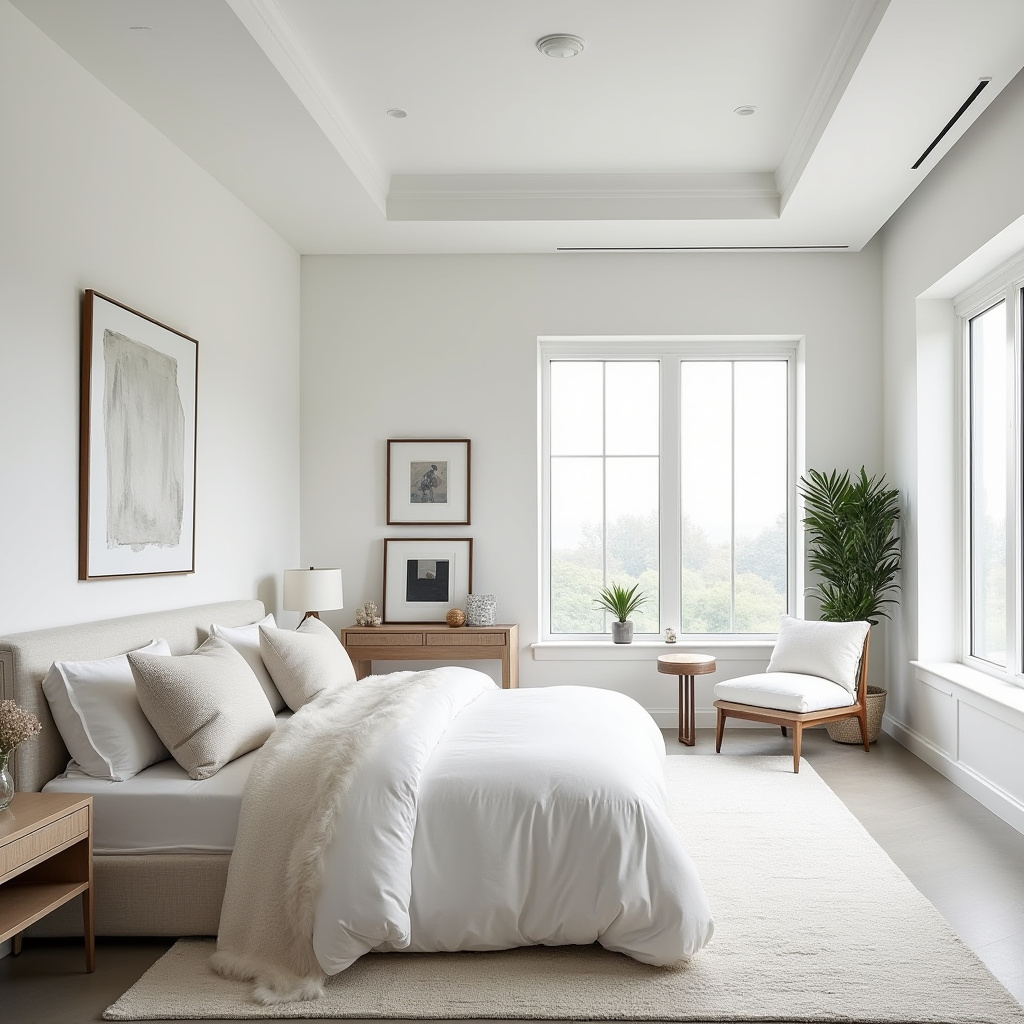 modern luxury white bedroom 36