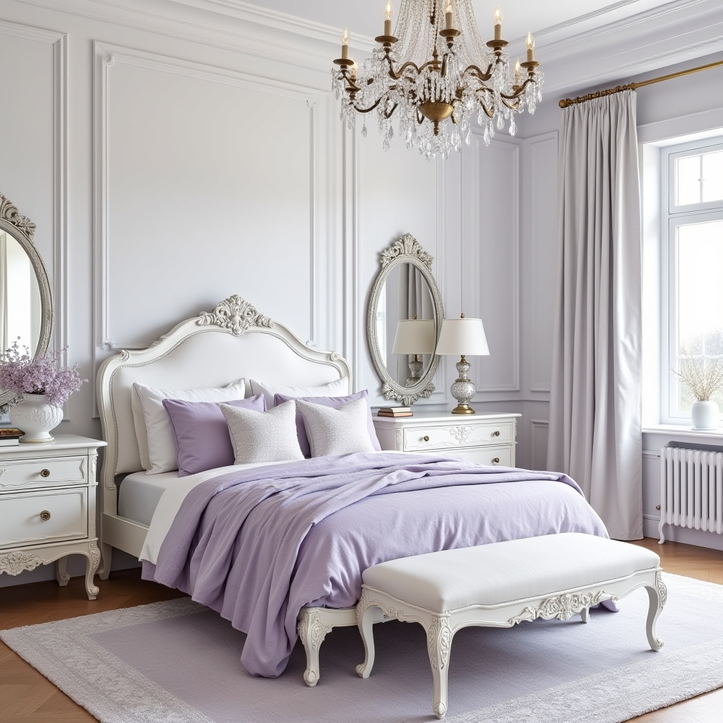 modern luxury white bedroom 38