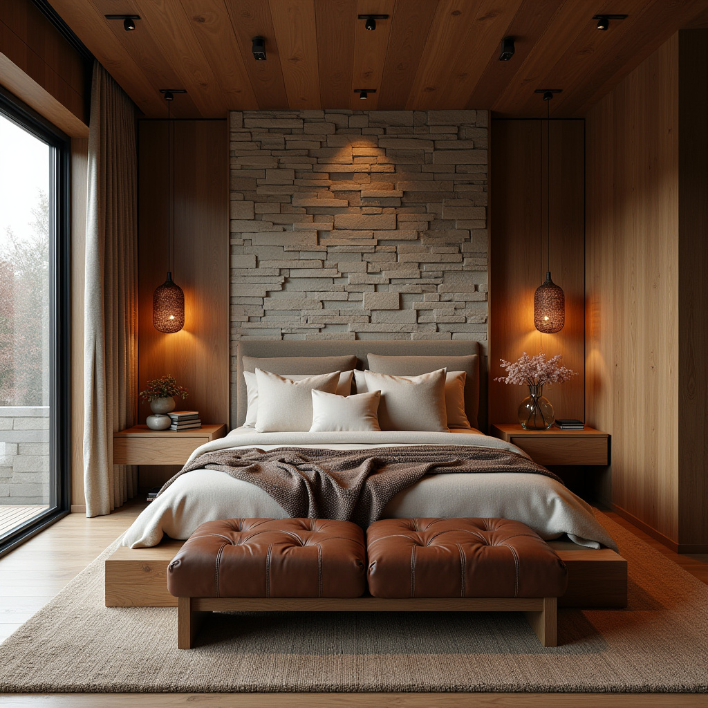 modern luxury wood bedroom 15