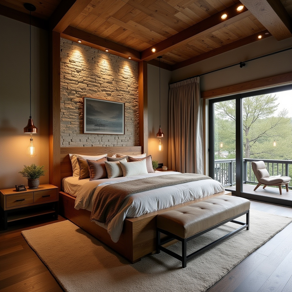 modern luxury wood bedroom 16