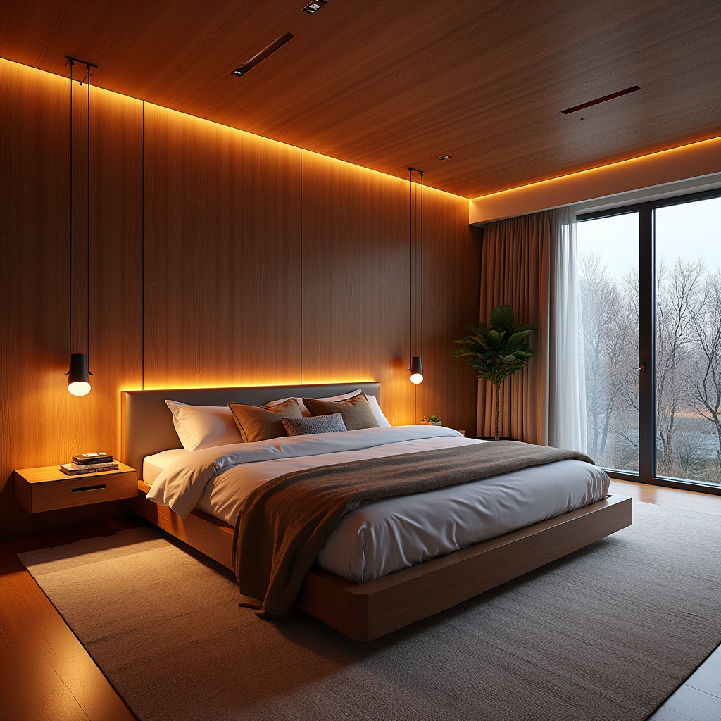 modern luxury wood bedroom 22