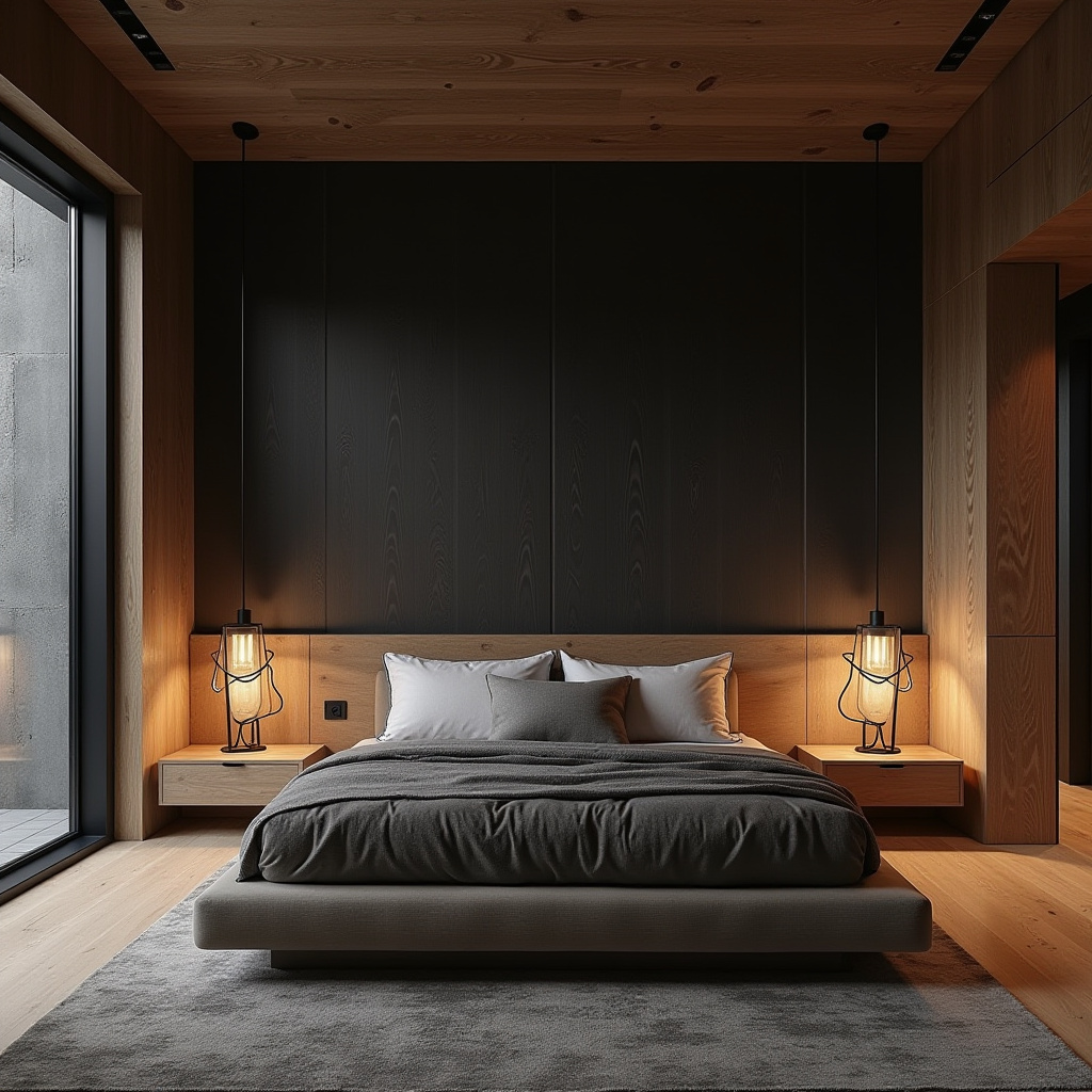 modern luxury wood bedroom 39