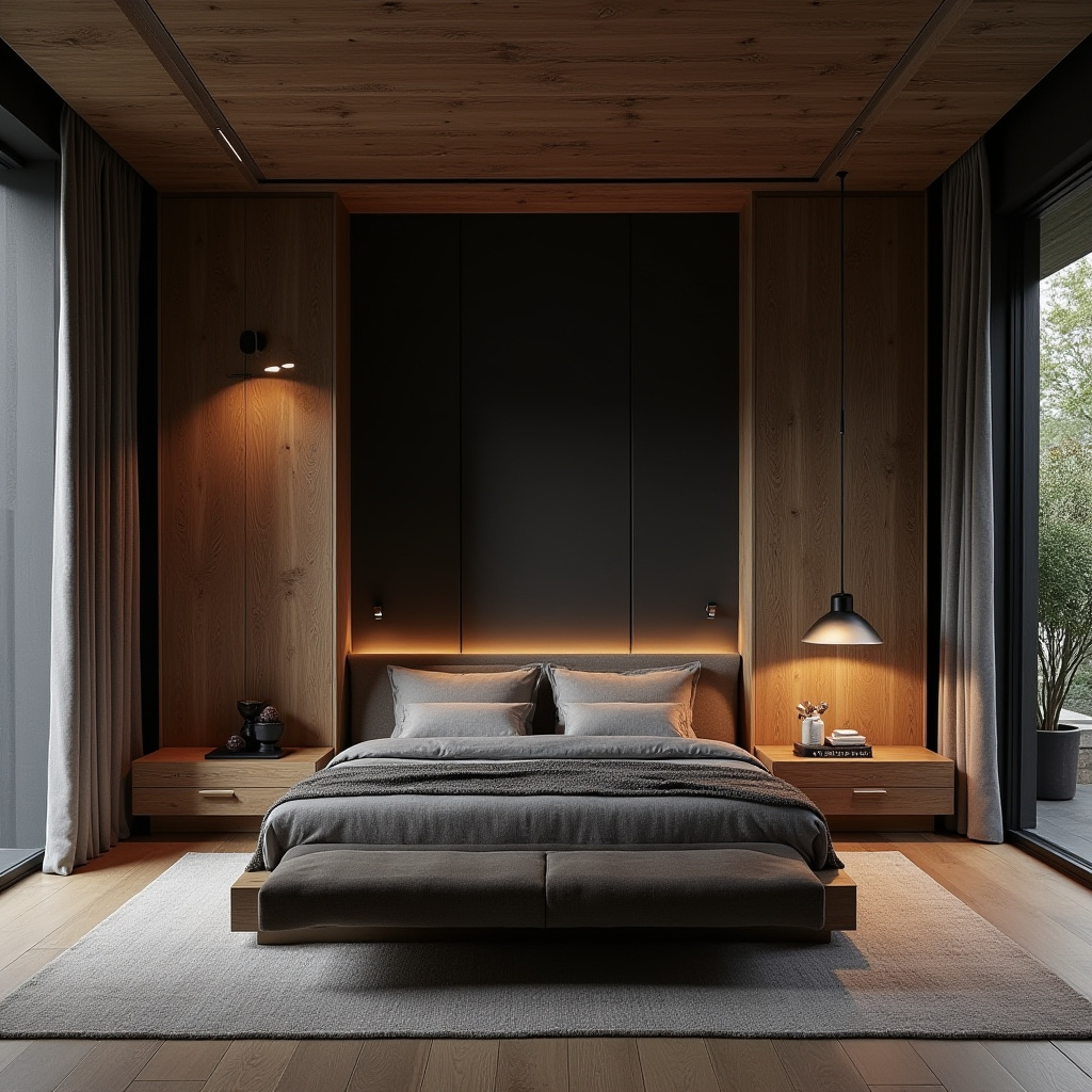 modern luxury wood bedroom 40