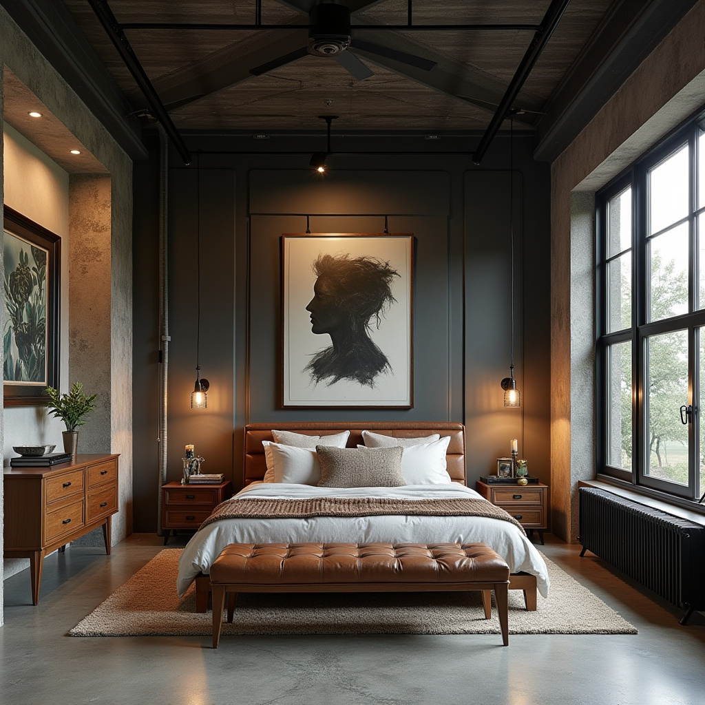 modern masculine bedroom ideas 21