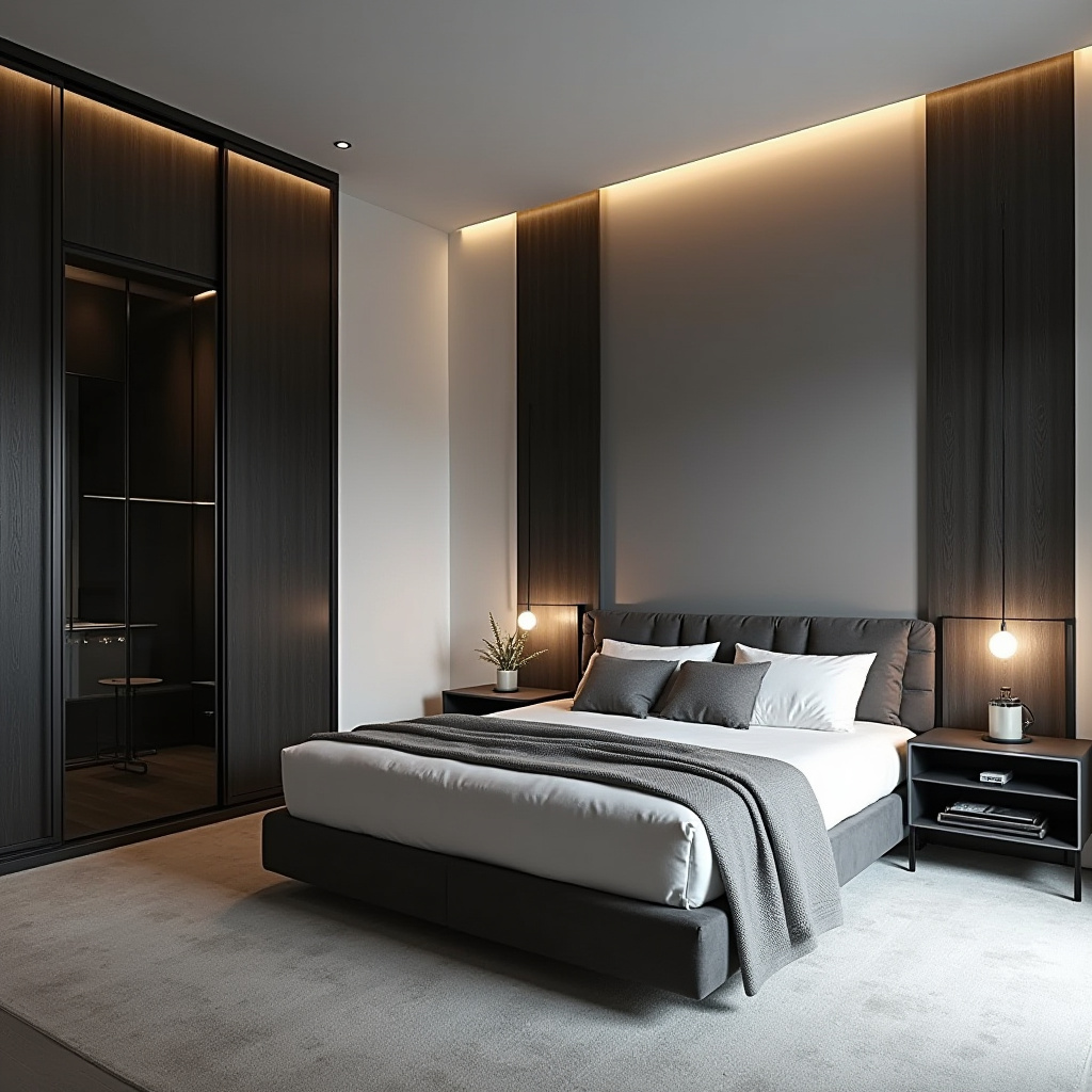 modern masculine bedroom ideas 24
