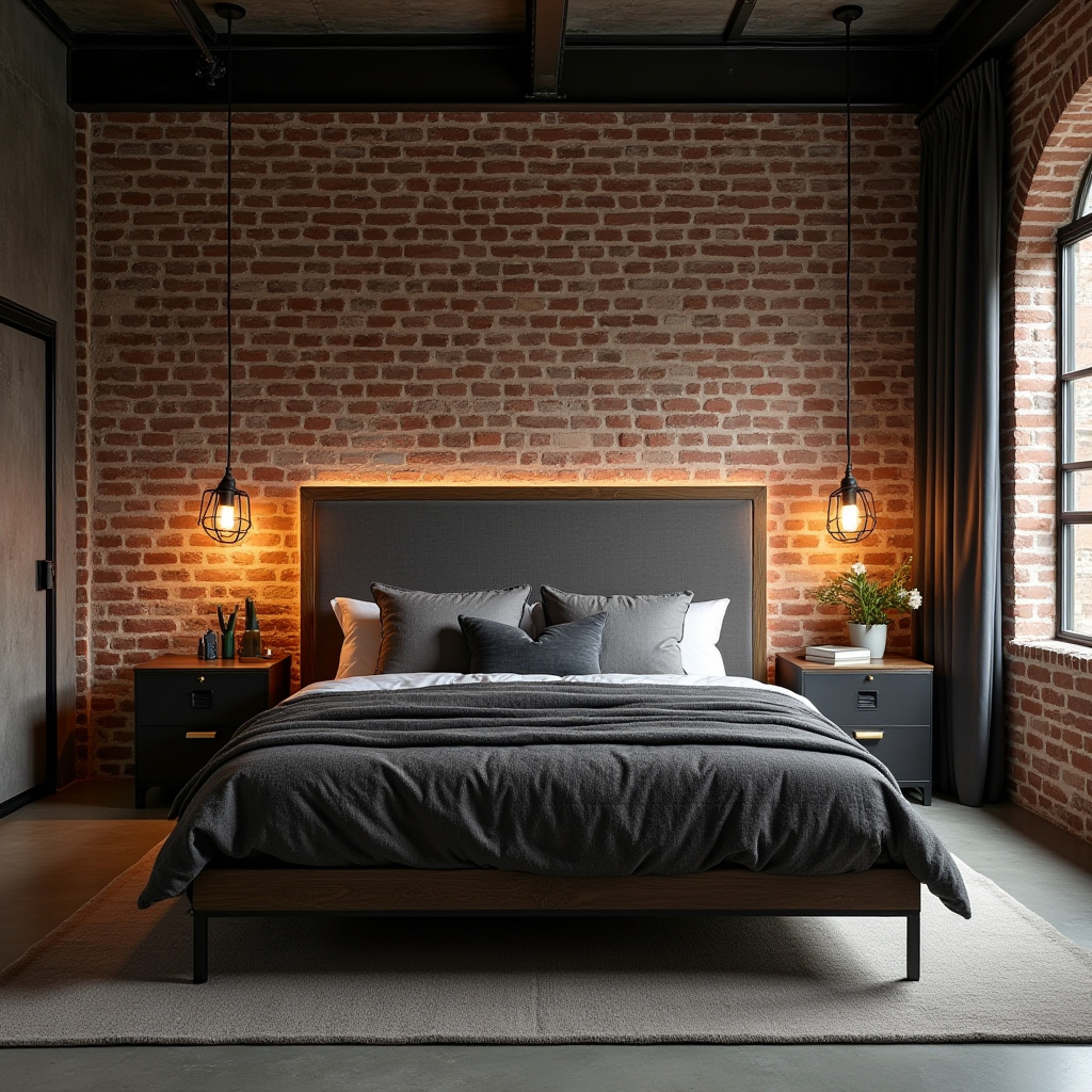 modern masculine bedroom ideas 3