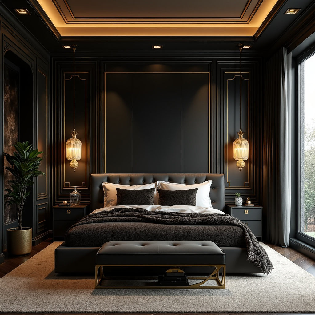 modern masculine bedroom ideas 33