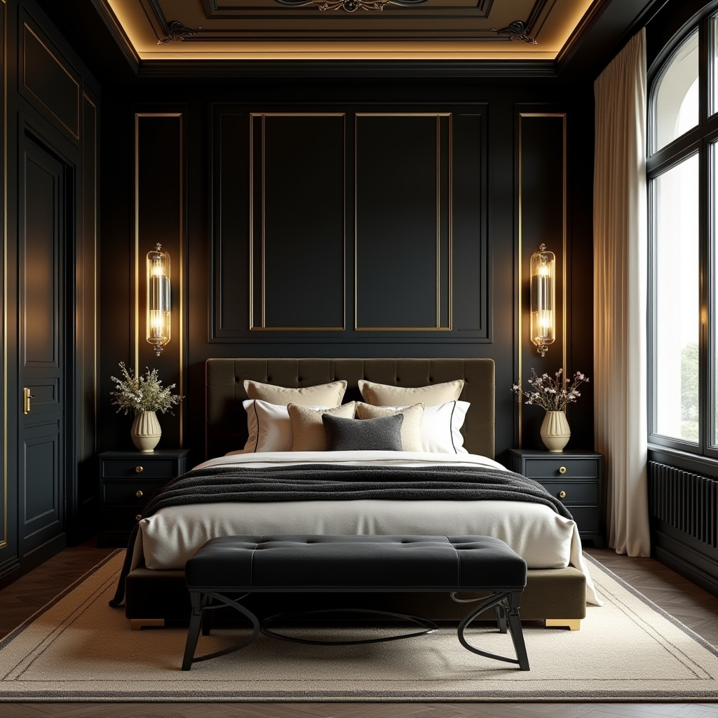 modern masculine bedroom ideas 34