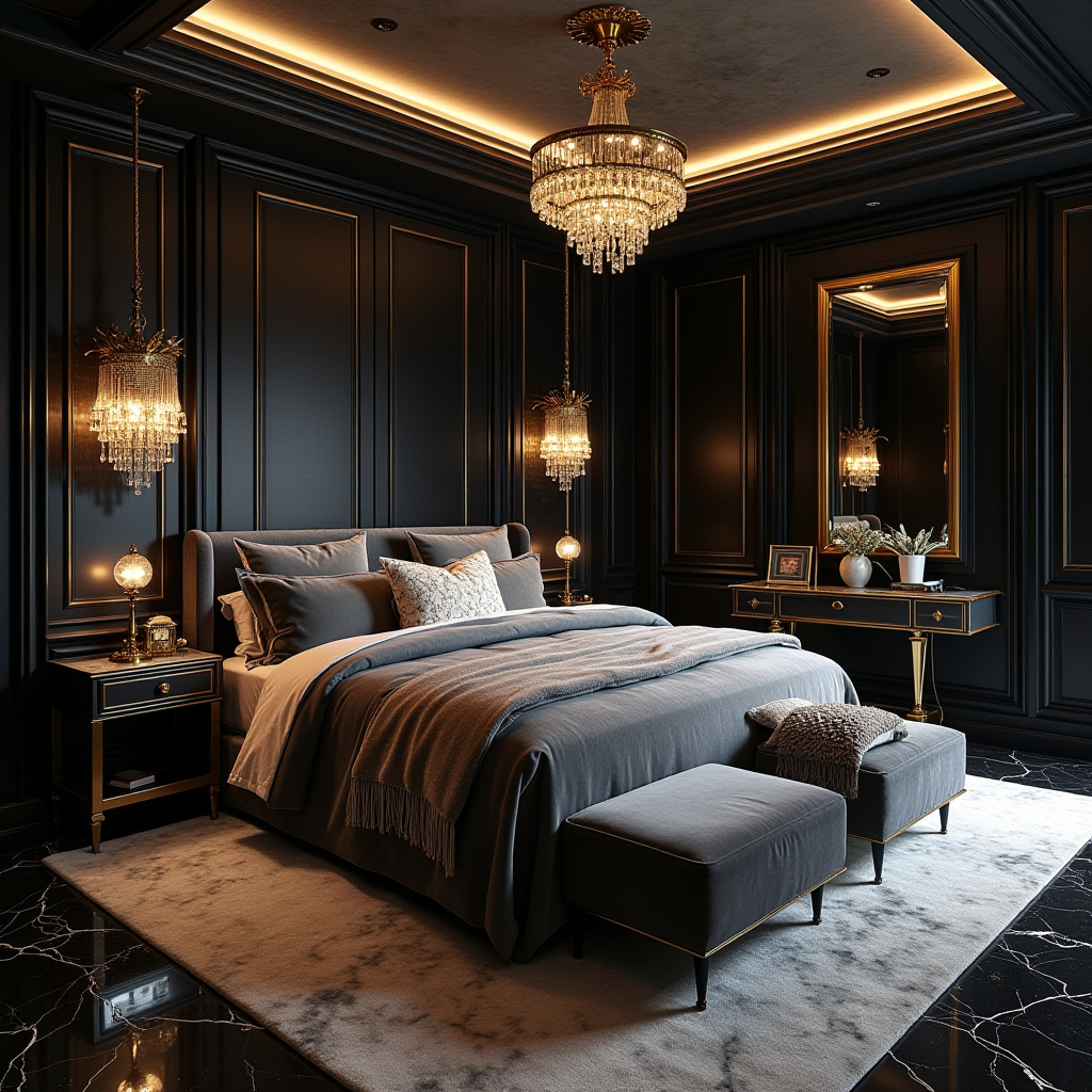 modern master bedroom 34