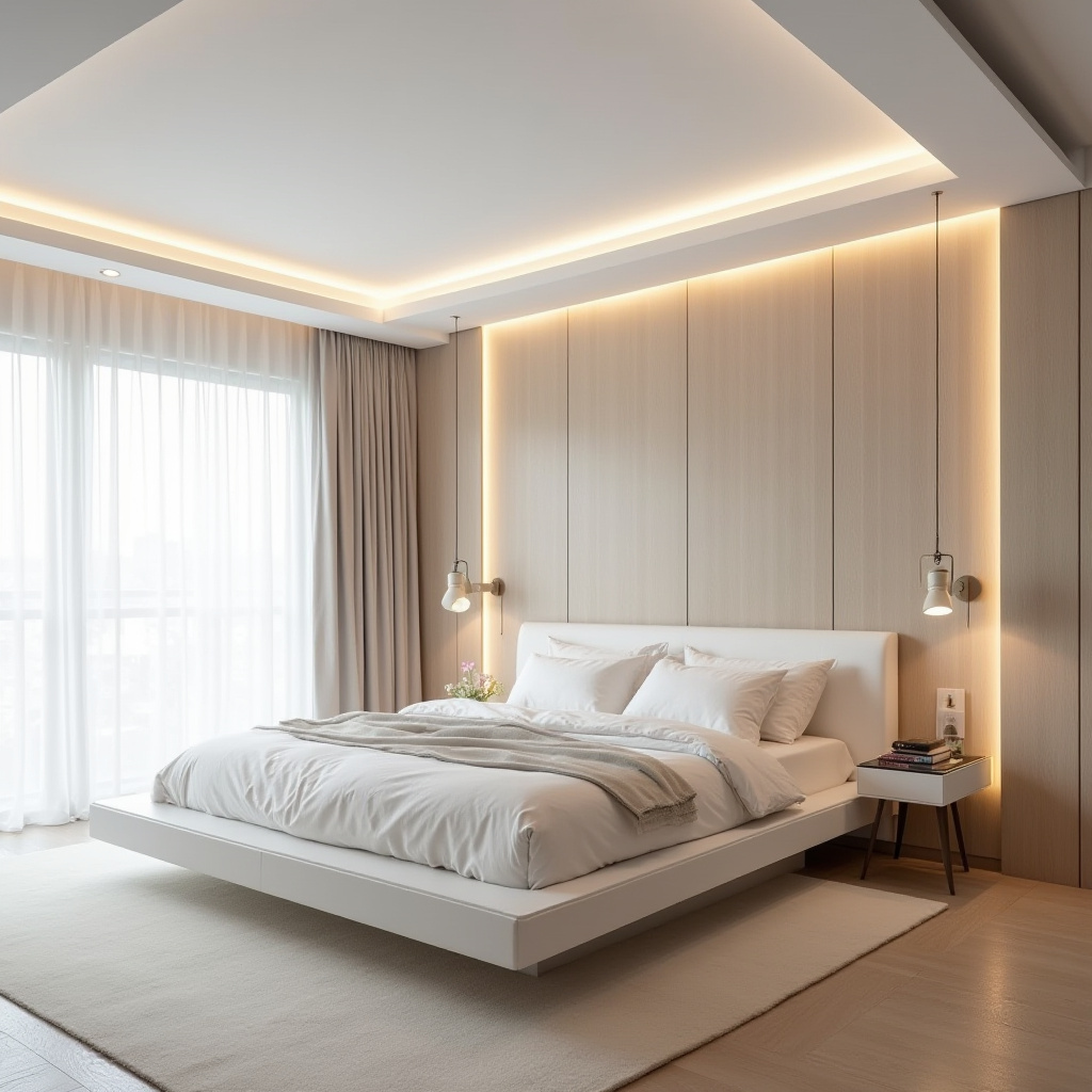 modern simple bedroom false ceiling design 2