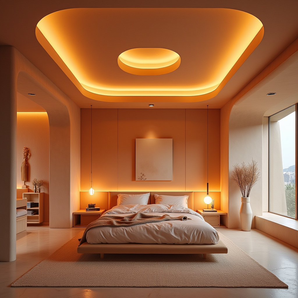 modern simple bedroom false ceiling design 25