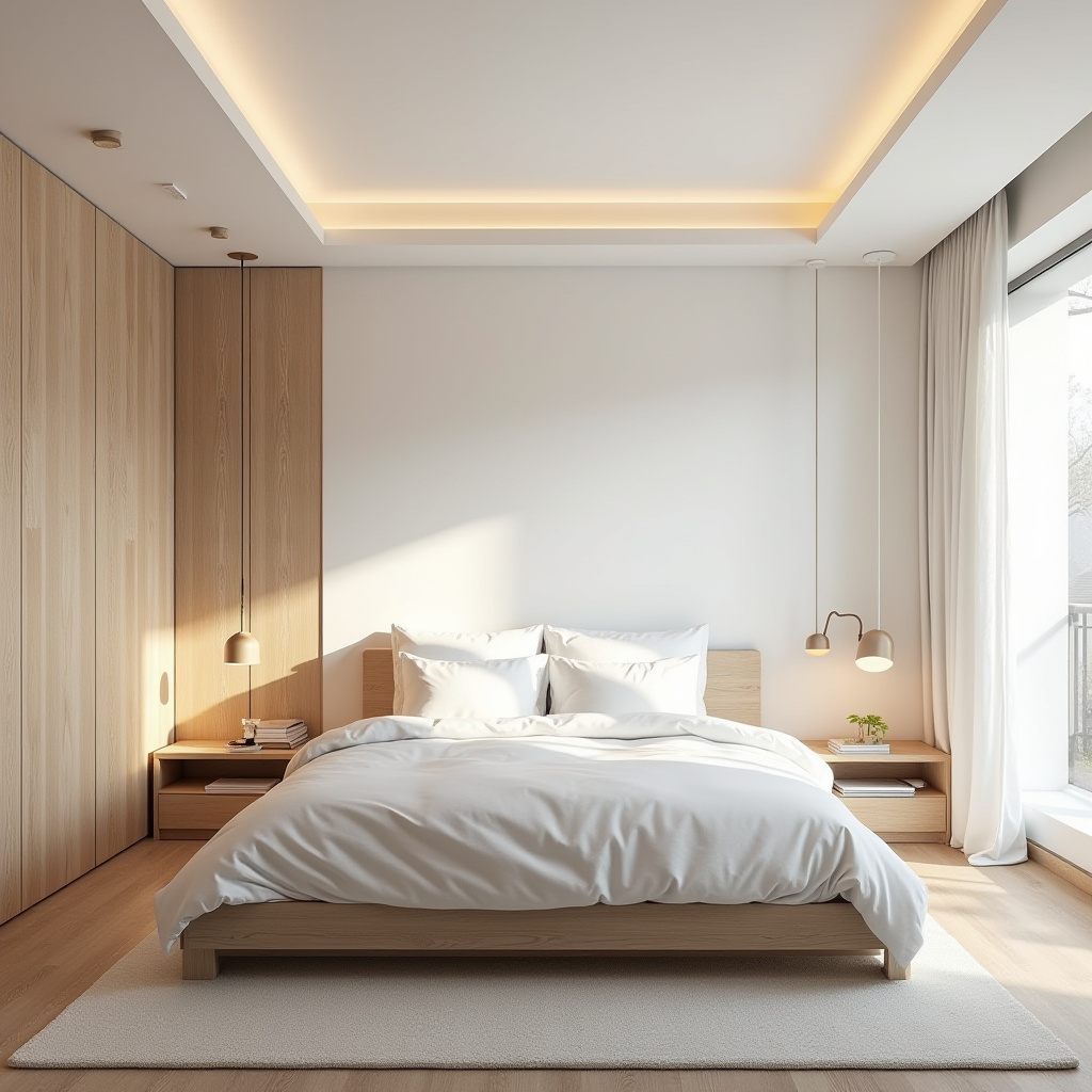 modern simple bedroom false ceiling design 3