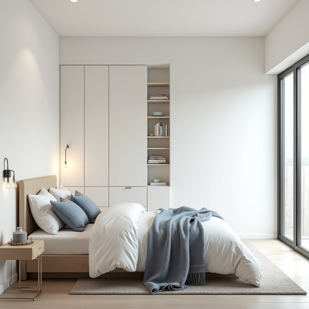 modern small guest bedroom ideas 15