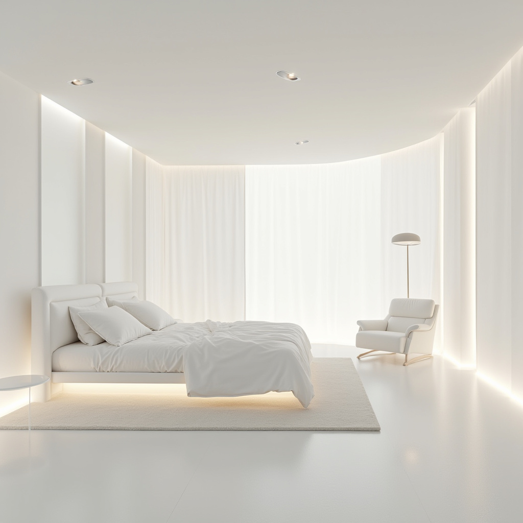 modern white bedroom 17