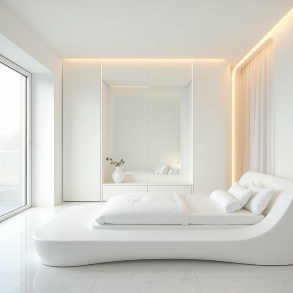 modern white bedroom 18