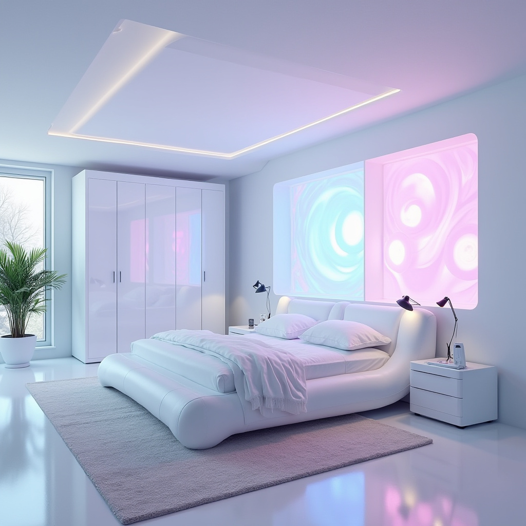 modern white bedroom 22