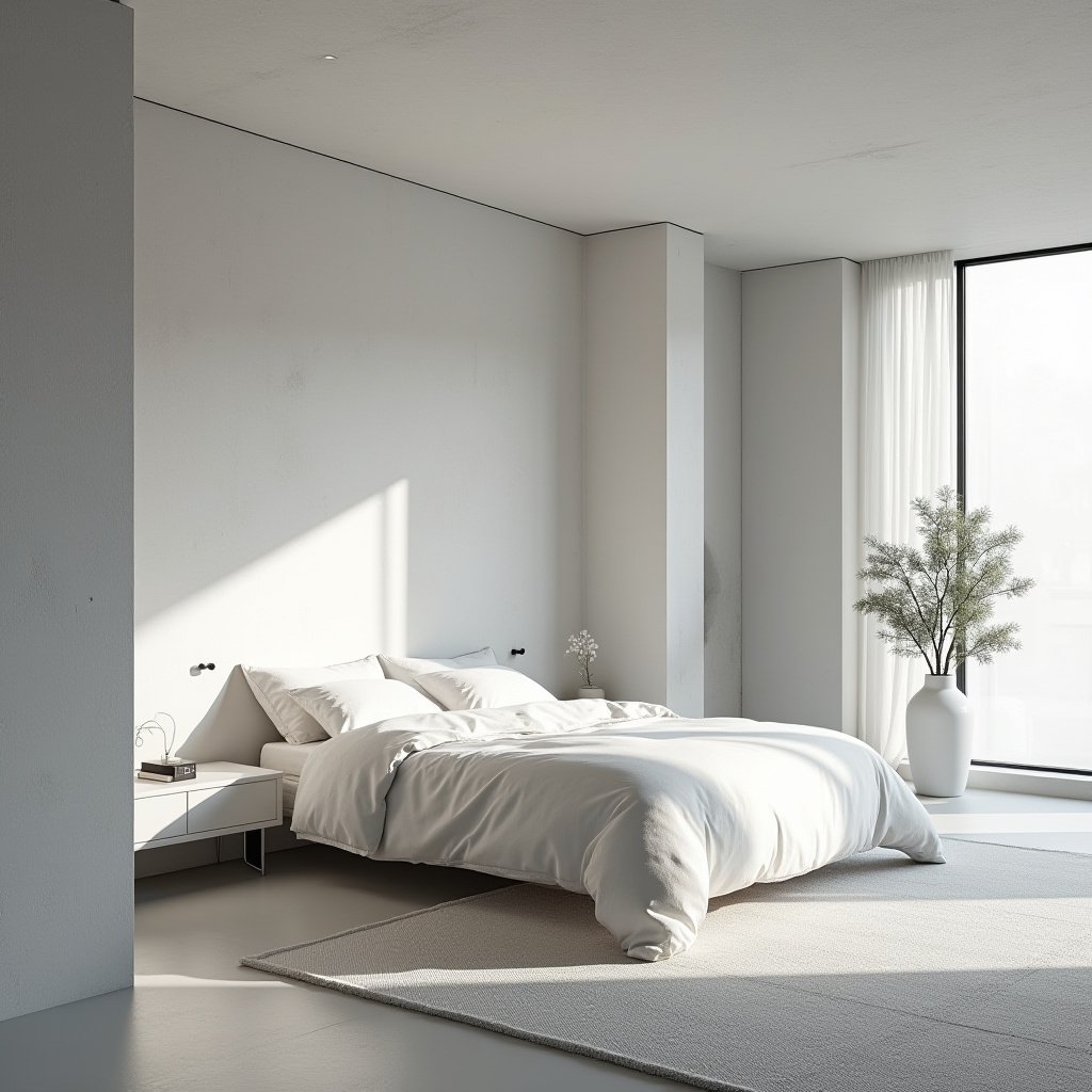 modern white bedroom 25