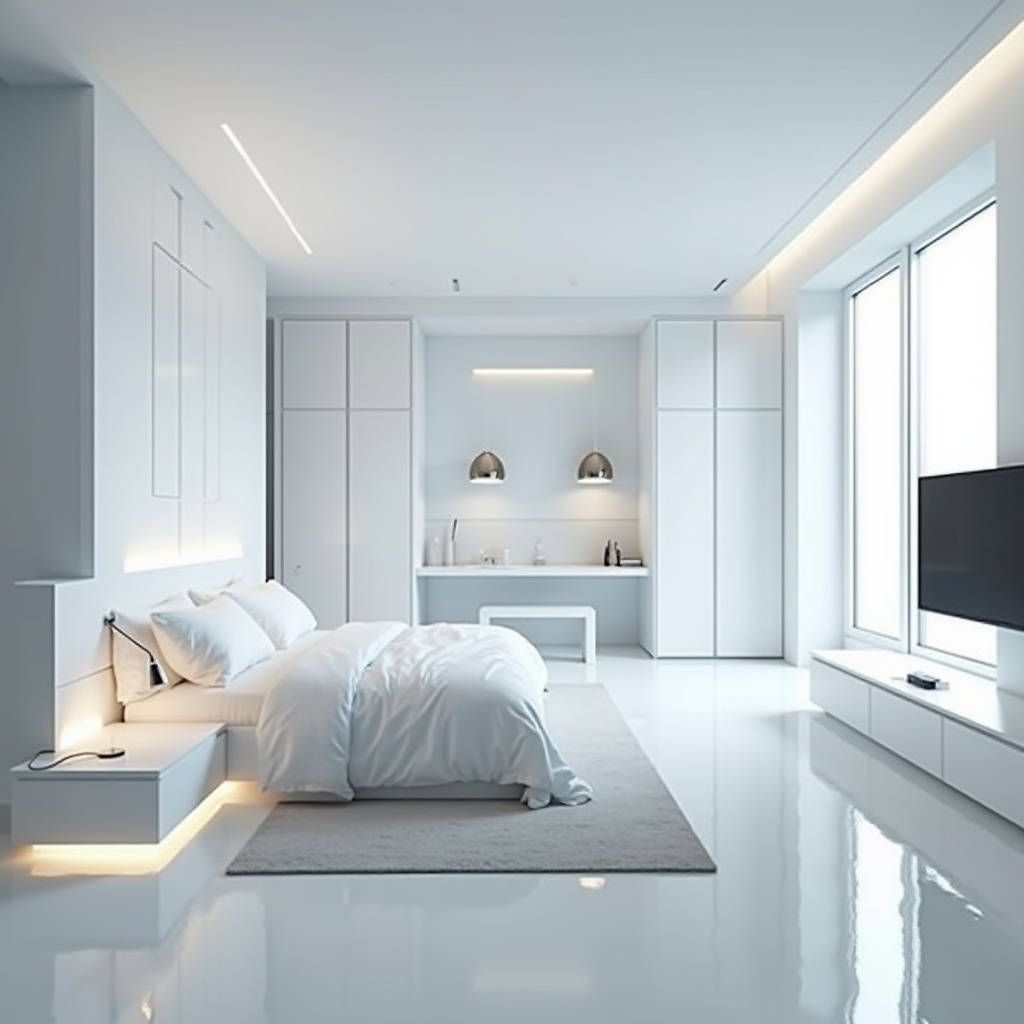 modern white bedroom 39