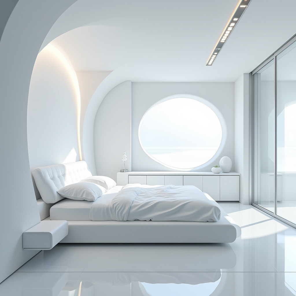 modern white bedroom 40