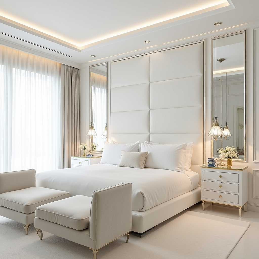 modern white bedroom 9