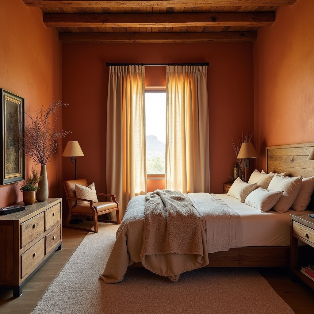moody bedroom accent wall 12