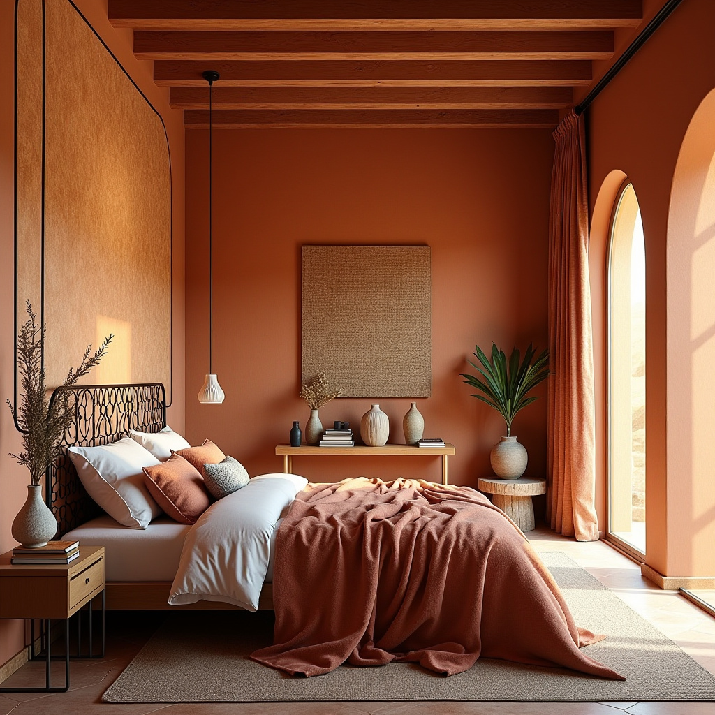 moody bedroom accent wall 20