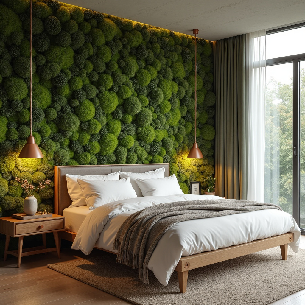 moody bedroom accent wall 21