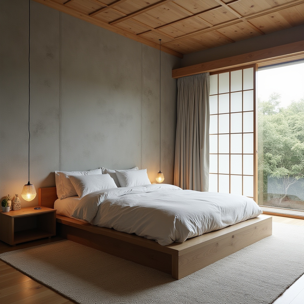 moody bedroom accent wall 25