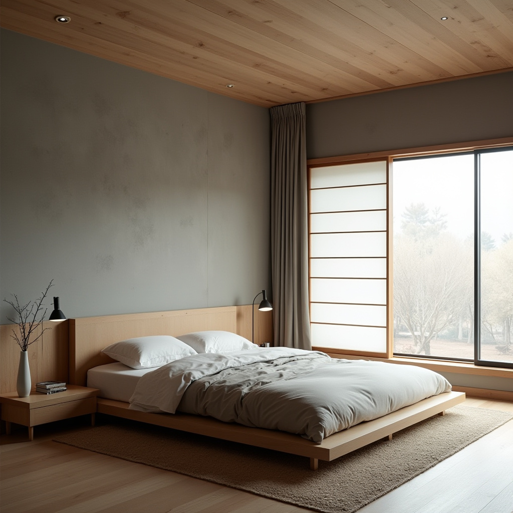 moody bedroom accent wall 26