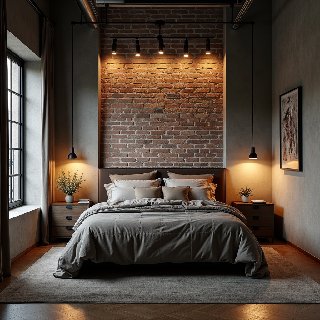 moody bedroom accent wall 3