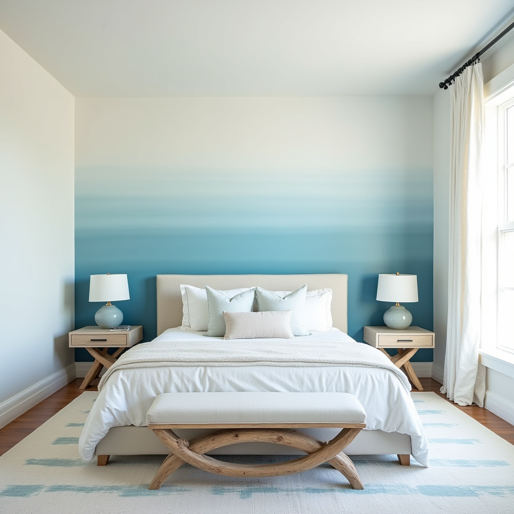 moody bedroom accent wall 35