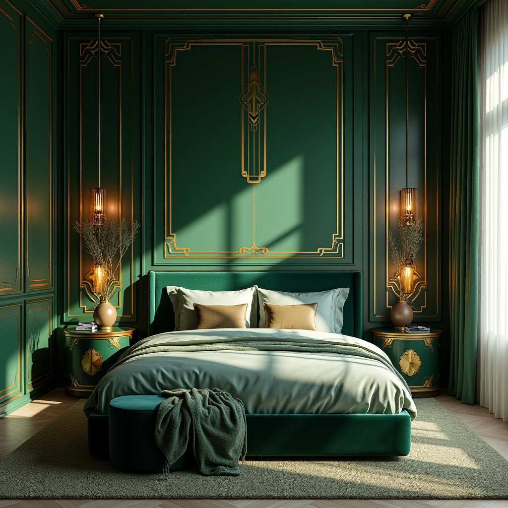 moody bedroom accent wall 9