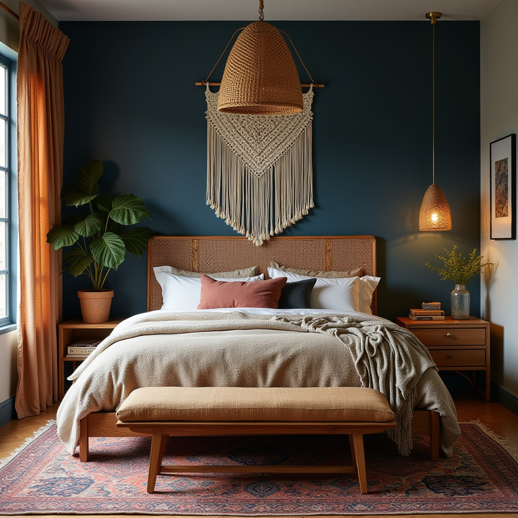 navy blue accent wall bedroom paint colors 16