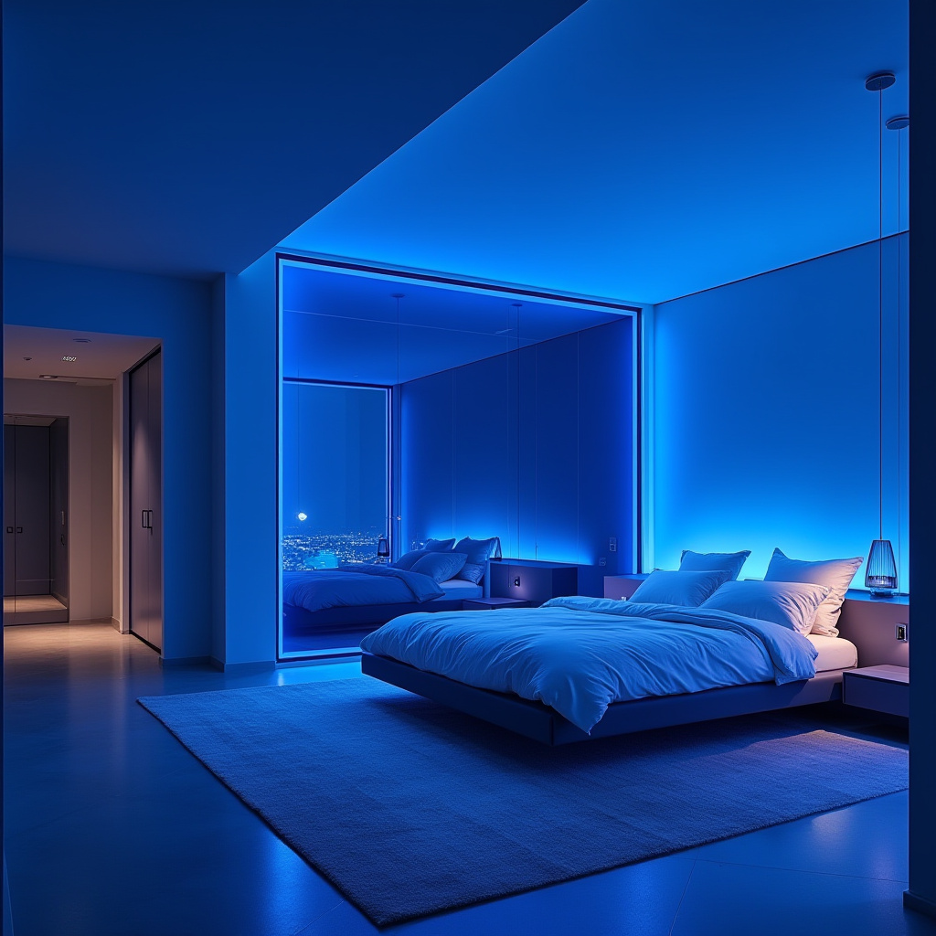navy blue accent wall bedroom paint colors 24