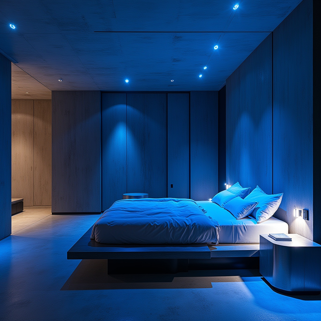 navy blue bedroom accent wall 23