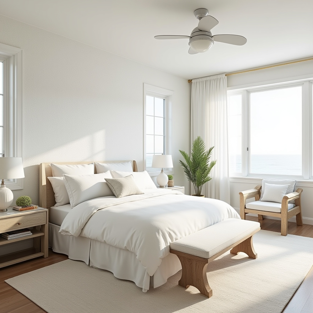 neutral bedroom with accent wall 10