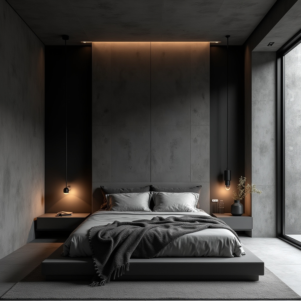 neutral bedroom with accent wall 5