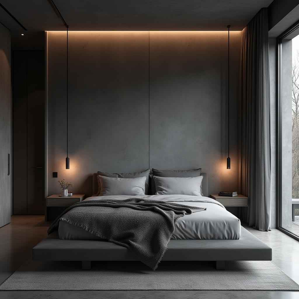 neutral bedroom with accent wall 6