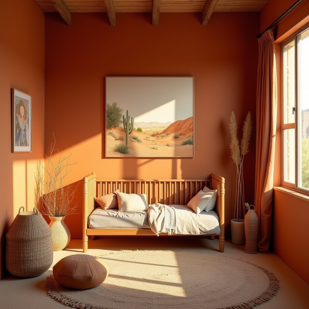 nursery bedroom accent wall 33