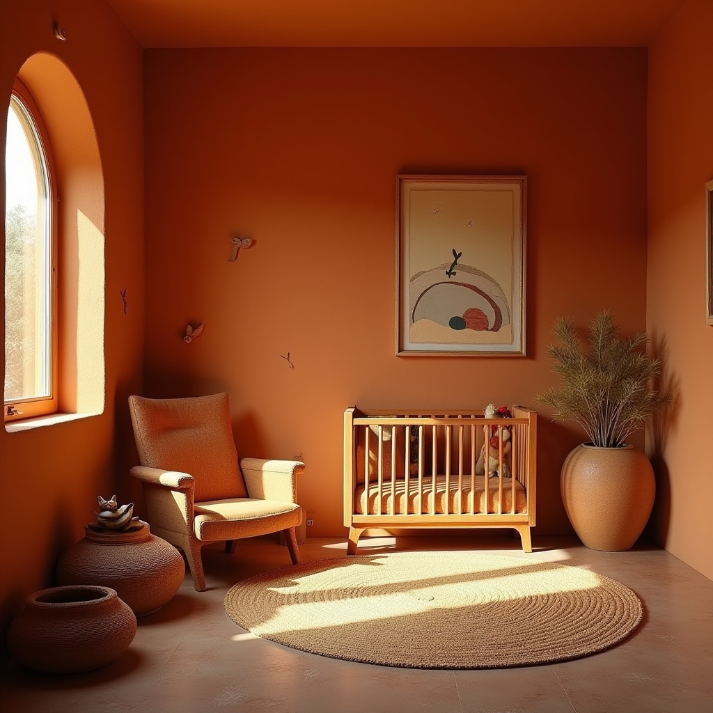 nursery bedroom accent wall 34